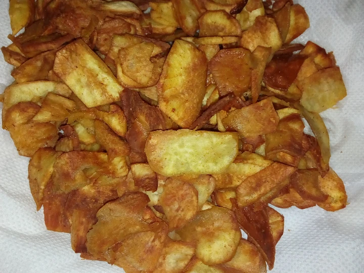 Easy Steps to Prepare Sweet potato chips the So Delicious Tasty