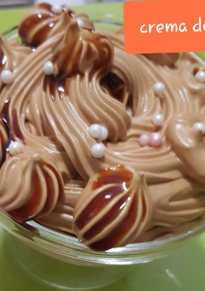 Una foto de Crema de café