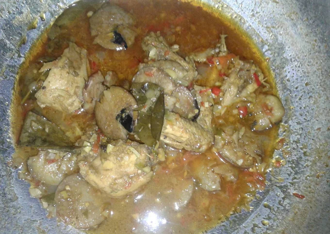 Ayam betutu mix jengkol