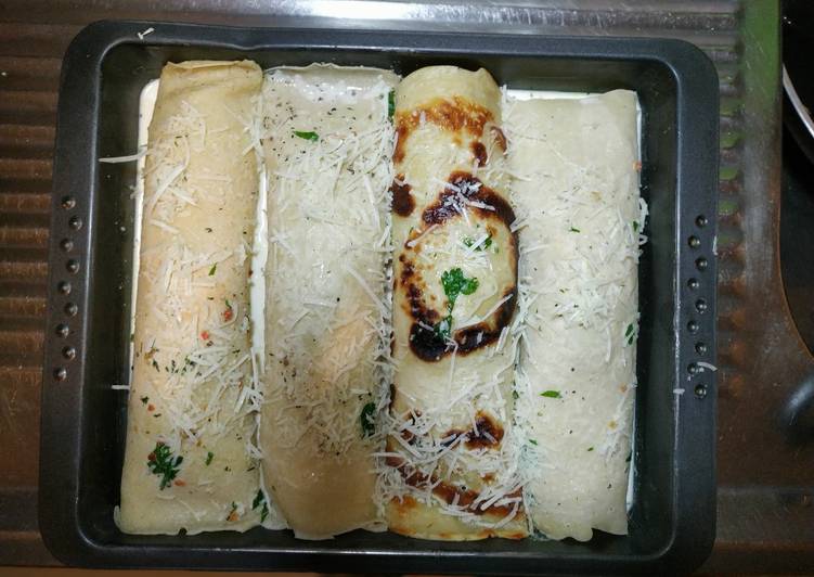 Simple Way to Prepare Ultimate Baked Chicken Crepes