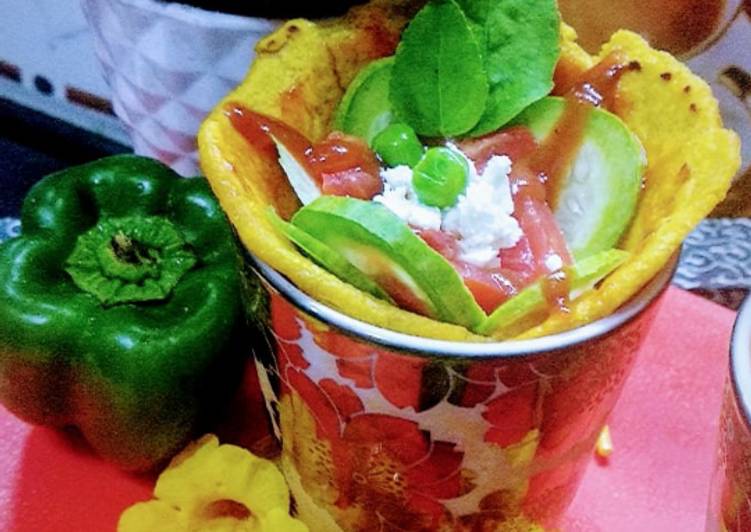 Recipe of Award-winning Ratatouille in besan wrap