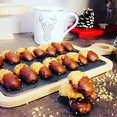 Une photo de Biscuits choco-amandes