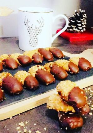 Une photo de Biscuits choco-amandes
