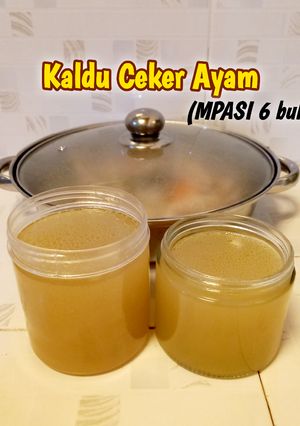 Foto resep Kaldu Ceker Ayam (MPASI 6 Bulan)