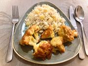 Una foto de arroz con dorada