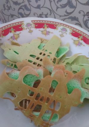 Foto resep Kue Sarang Laba-laba kriuk