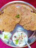 Aloo Rosti with kheera curd
