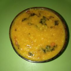 A picture of Yellow moong dal.