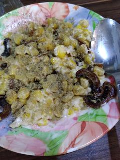 عکسی از دستور ذرت مکزیکی مخصوص😋 پر پنیر🥰