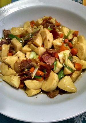Foto resep Tumis tahu bacon