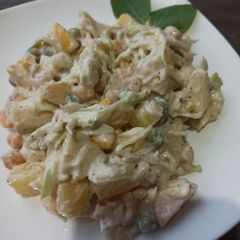 A picture of Russian Salad.