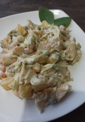 A picture of Russian Salad.