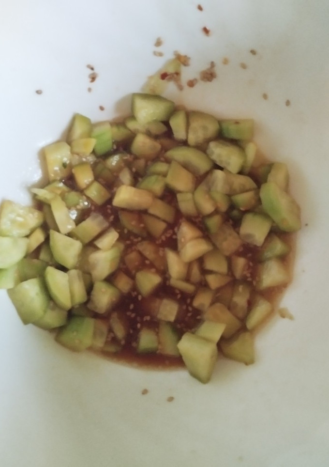 Una foto de Ensalada de pepino japonesa