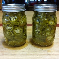 A picture of Lee's Pickled Jalapeno Nacho Rings.