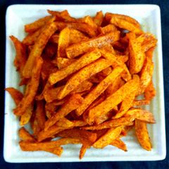 A picture of Masala french fries.