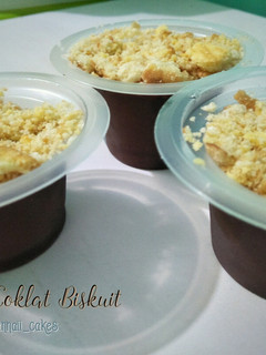 Foto resep Puding Coklat Susu Biskuit