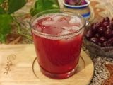 یخ چای آلبالو