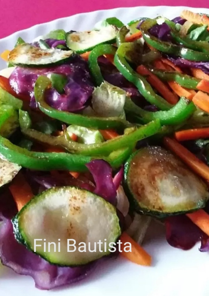 Una foto de Ensalada templada