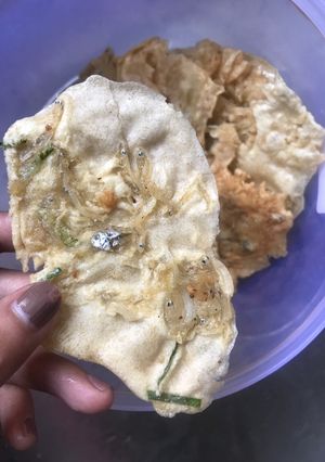Foto resep Rempeyek Teri paling gampang dan praktis
