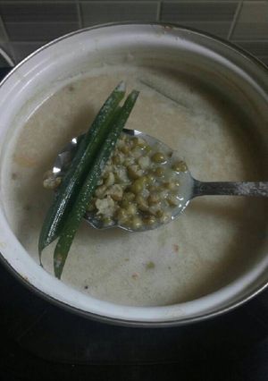 Foto resep Bubur kacang ijo santan susu