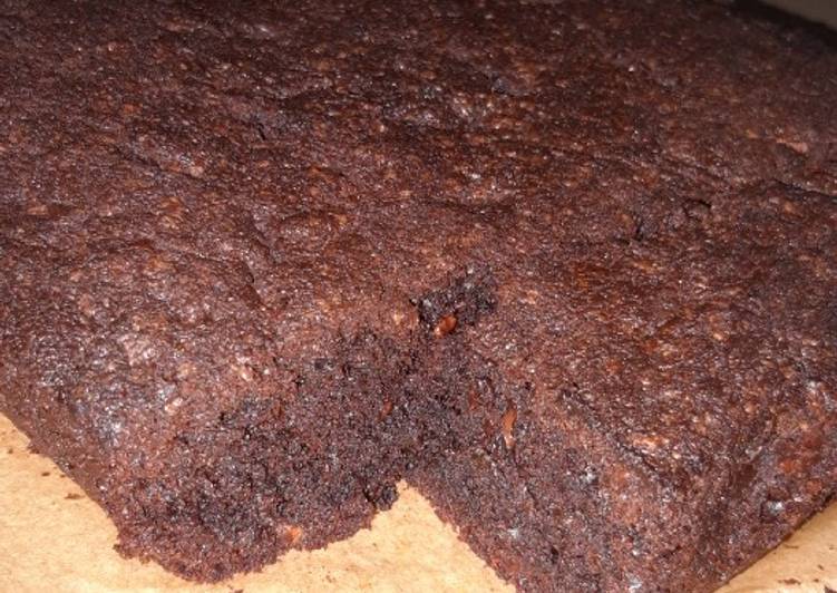 Simple Way to Make Homemade Double Chocolate Brownie