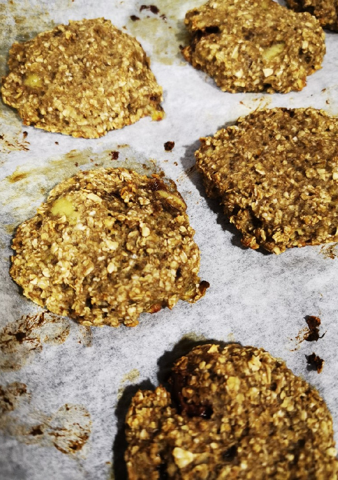 Una foto de Tortitas vegetales con chocolate