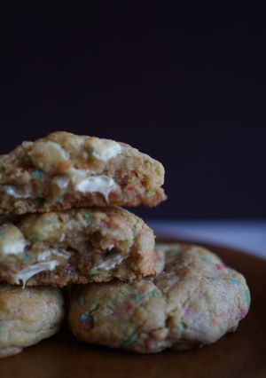 Foto resep Birthday Cake Soft Cookies