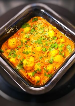 A picture of Baby Potato Korma.
