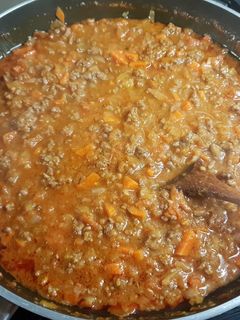 Una foto de Boloñesa tradicional sin gluten