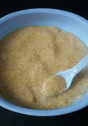 Foto resep MPASI: Bubur Beras Merah+Tahu+Wortel