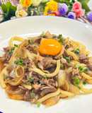 Sweet and Savory Sukiyaki Udon