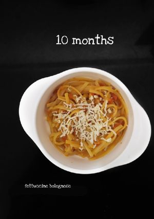Foto resep Fettuccine Bolognese MPASI 10m+