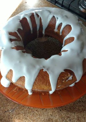 Una foto de Budín de naranja