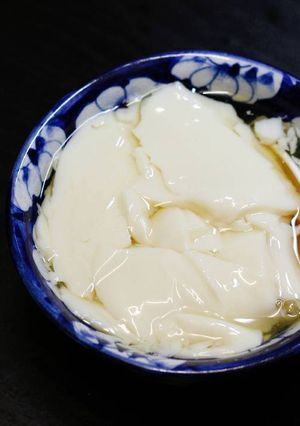 Hình của món Làm tàu hủ (tào phớ).