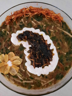 عکسی از دستور آش اسفناج