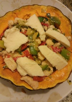 Una foto de Zapallo relleno