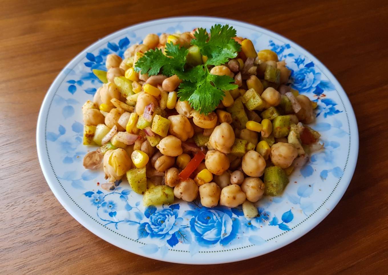 Healthy High Protein Chickpeas Salad