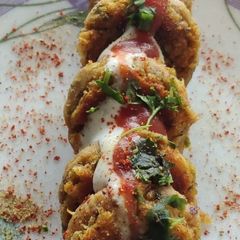 A picture of Sweet potato patty.