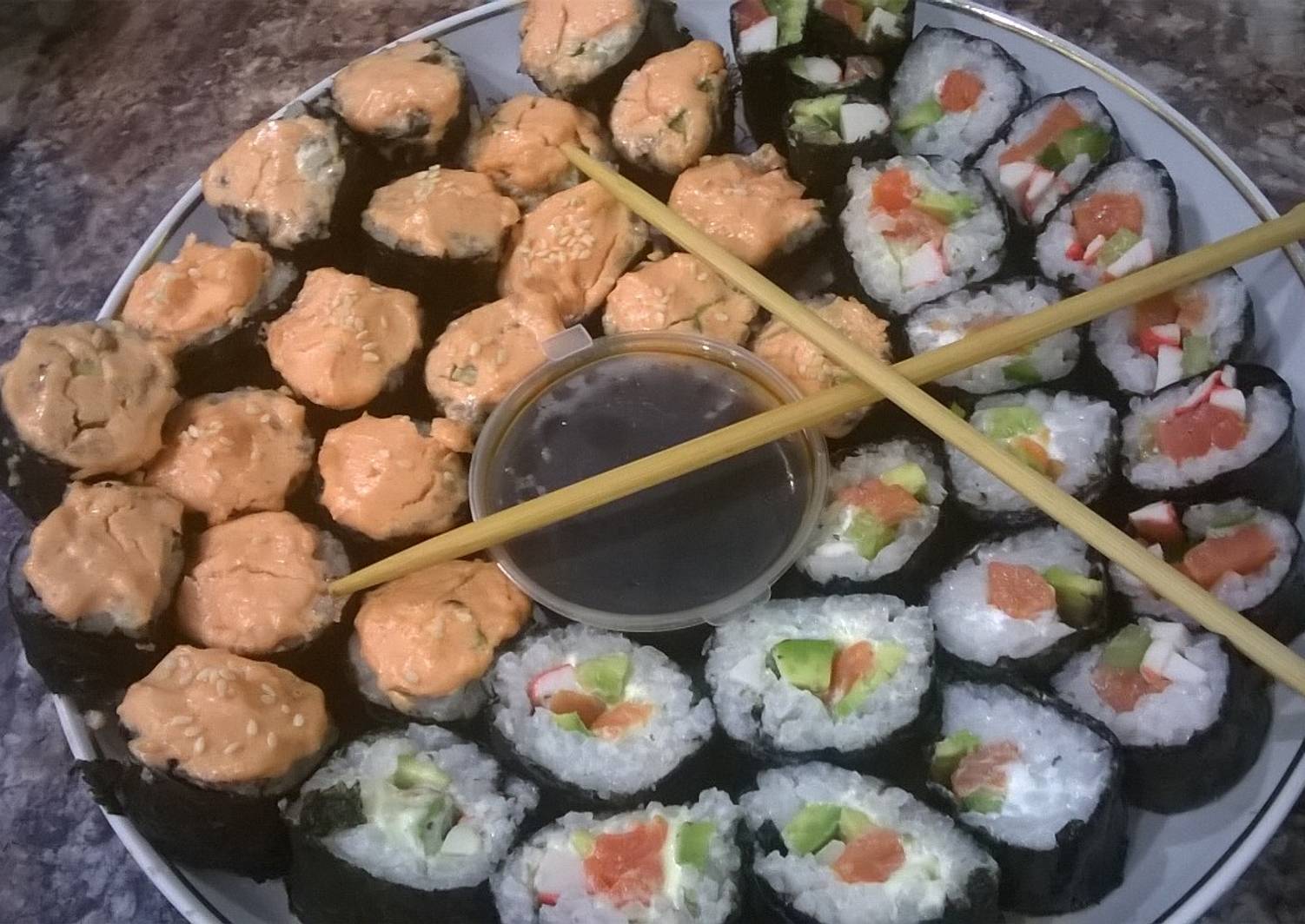 Рецепт суши и роллов запеченных фото 110