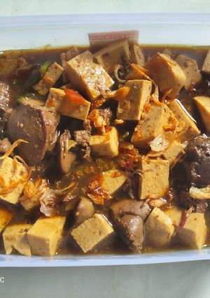 Foto resep Semur Kecap Hati Ayam dan Tahu untuk Anak dan Dewasa