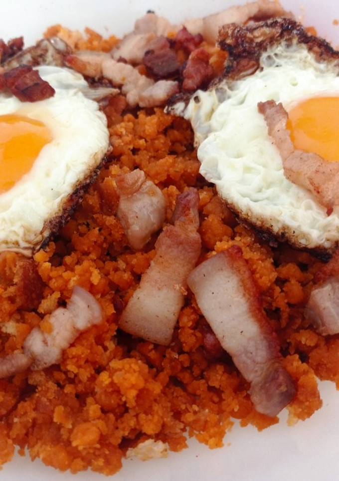 Una foto de Migas de pan picantonas