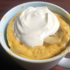 A picture of Banana Mug Cake.