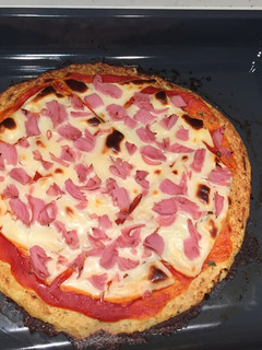 Una foto de Masa de pizza de coliflor