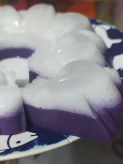 Foto resep Puding ubi ungu santan