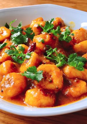 Hình của món 🌱 Sabzi Chuối Chín (Paka Kela Ki Sabzi).