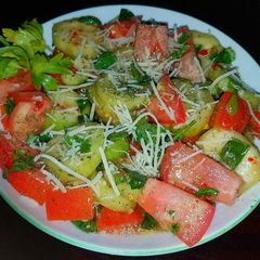 A picture of Mike's 3 Minute Tangy Garden Side Salad.