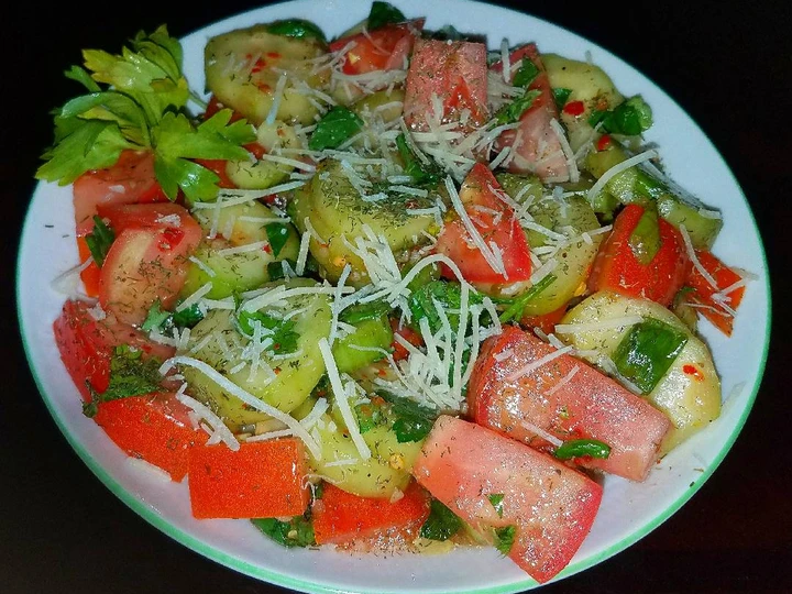 Easy Way Prepare Recipe Mike&amp;#39;s 3 Minute Tangy Garden Side Salad that is Really Delicious, Addictive}