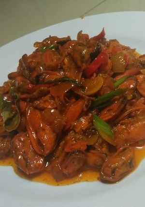 Foto resep Kerang ijo saus padang