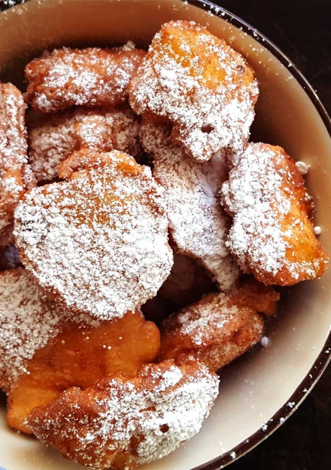 Una foto de Deliciosos buñuelos de manzana con harina de arroz y almidón de maíz (SIN GLUTEN y SÚPER ECONÓMICOS)