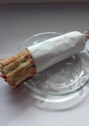 عکسی از دستور ساندویچ تخم مرغ (لقمه مدرسه)